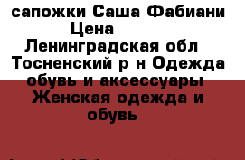 сапожки Саша Фабиани › Цена ­ 2 500 - Ленинградская обл., Тосненский р-н Одежда, обувь и аксессуары » Женская одежда и обувь   